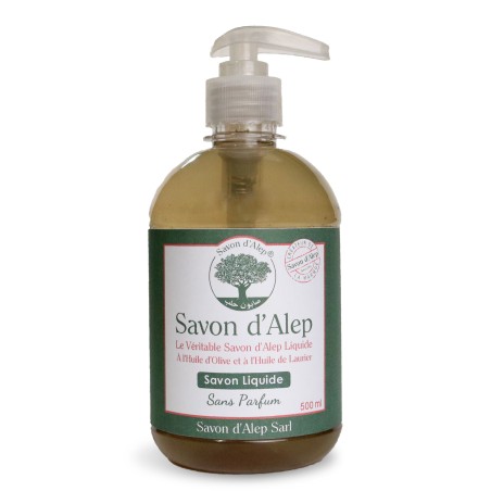 Savon d'Alep Liquide - Sans Parfum (500 ml)